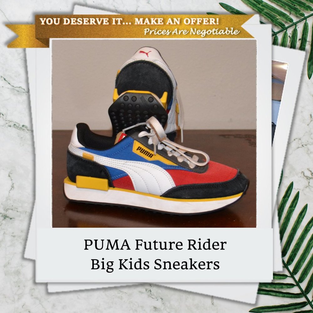 Future Rider Play On Big Kids Sneakers